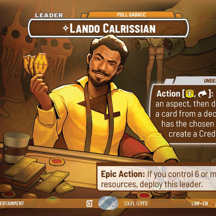 Lando Calrissian - Full Sabacc (Showcase) (784) (784) [A Lawless Time]