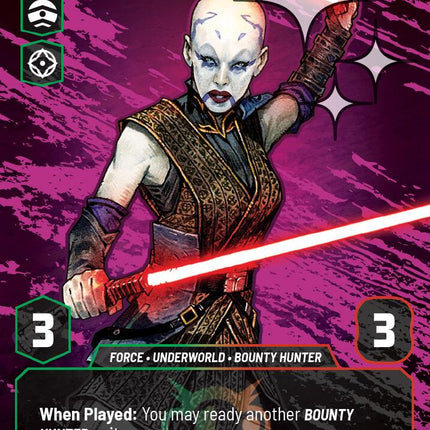Asajj Ventress - Reluctant Hunter (Prestige Foil) (824) (824) [A Lawless Time]