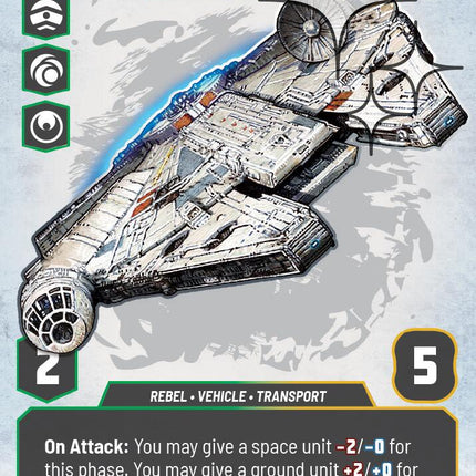 Millennium Falcon - Dodgingg Patrols (Prestige Foil) (851) (851) [A Lawless Time]