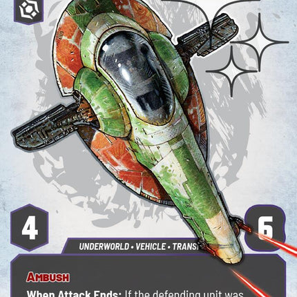 Fett's Firespray - In Pursuit (Prestige Foil) (853) (853) [A Lawless Time]