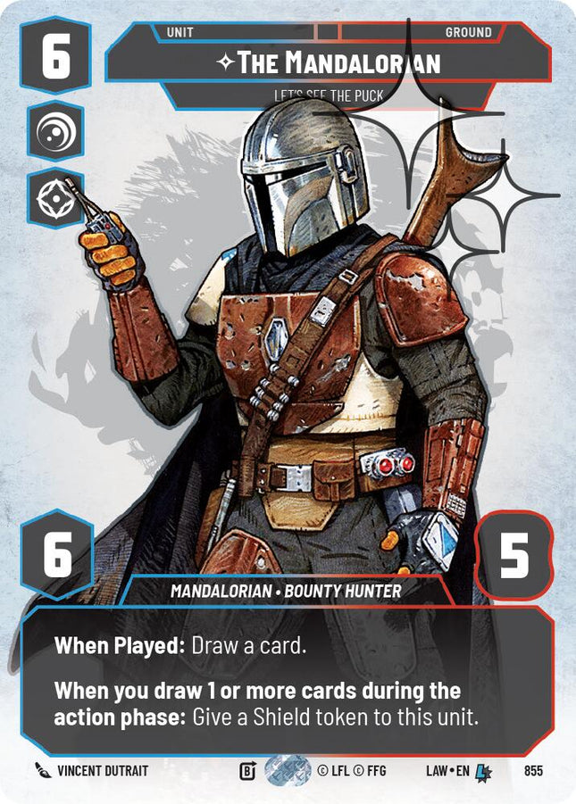 The Mandalorian - Let's See The Puck (Prestige Foil) (855) (855) [A Lawless Time]