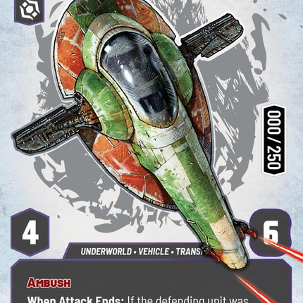 Fett's Firespray - In Pursuit (Serialized) (892) (892) [A Lawless Time]