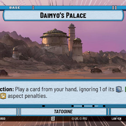 Daimyo's Palace // Shield (284 // t06) (Hyperspace) (284 // T06) [A Lawless Time]