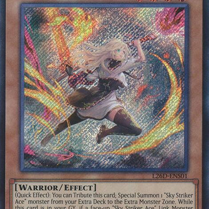 Sky Striker Ace - Raye (Alternate Art) (Secret Rare) [L26D-ENS01] Secret Rare