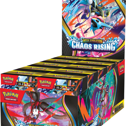 Mega Evolution: Chaos Rising Build & Battle Display