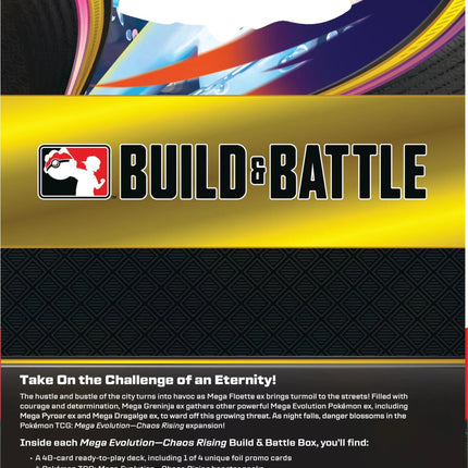 Mega Evolution: Chaos Rising Build & Battle Display