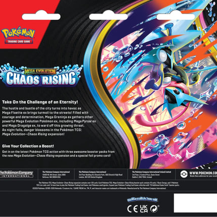 Mega Evolution: Chaos Rising 3 Pack Blister (Charmeleon)
