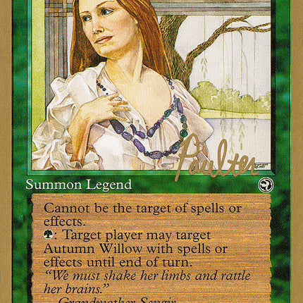 Autumn Willow (Preston Poulter) (SB) [Pro Tour Collector Set]