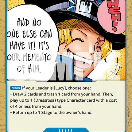 And No One Else Can Have It! It's Our Memento of Him [Adventure on Kami's Island]