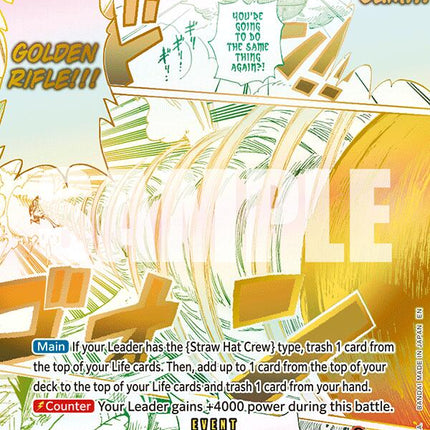 Gum-Gum Golden Rifle (Alternate Art) [Adventure on Kami's Island]