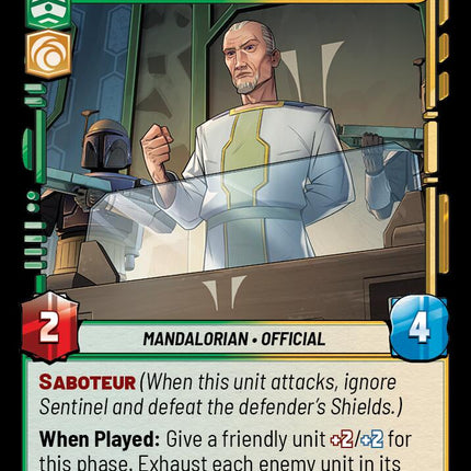 Prime Minister Almec - Scheming Populist (28/84) (28/84) [Twin Suns]