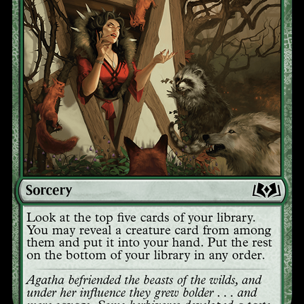 Commune with Nature [Wilds of Eldraine]