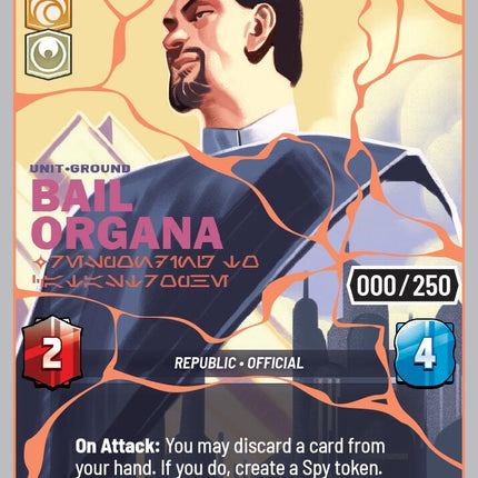 Bail Organa - Responding to Catastrophe (1129) (Serialized) (Rose Gold) (1129) [Secrets of Power]