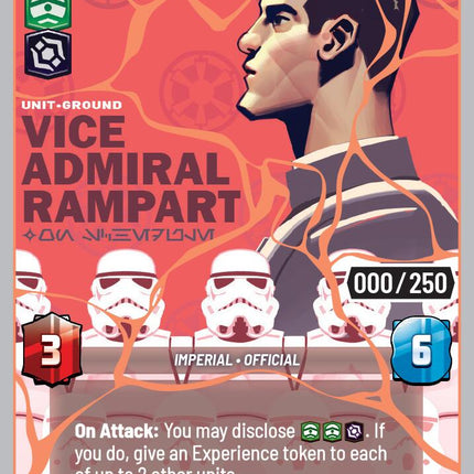 Vice Admiral Rampart - On Schedule (1133) (Serialized) (Rose Gold) (1133) [Secrets of Power]