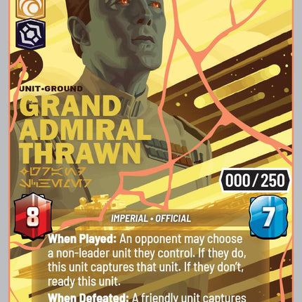 Grand Admiral Thrawn - Grand Schemer (1140) (Serialized) (Rose Gold) (1140) [Secrets of Power]
