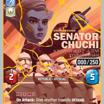 Senator Chuchi - Voice for the Voiceless (1125) (Serialized) (Gold) (1125) [Secrets of Power]