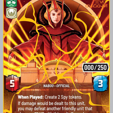 Queen Amidala - Championing Her People (1127) (Serialized) (Gold) (1127) [Secrets of Power]