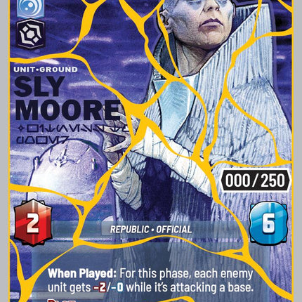 Sly Moore - Witness to Power (1131) (Serialized) (Gold) (1131) [Secrets of Power]