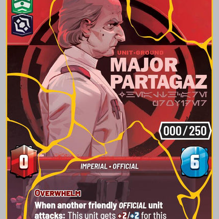Major Partagaz - Healthcare Provider (1132) (Serialized) (Gold) (1132) [Secrets of Power]