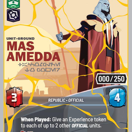 Mas Amedda - Accomplice to Power (1134) (Serialized) (Gold) (1134) [Secrets of Power]