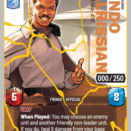 Lando Calrissian - Trust Me (1141) (Serialized) (Gold) (1141) [Secrets of Power]