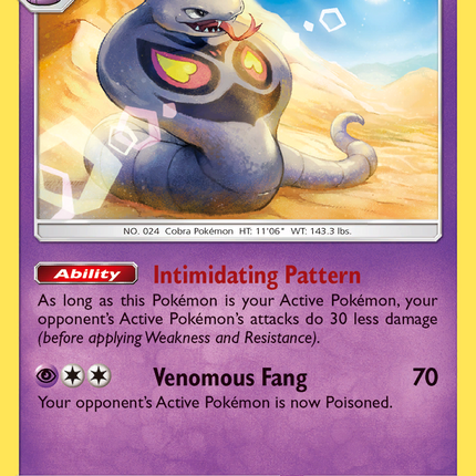 Arbok (37/73) [Sun & Moon: Shining Legends]