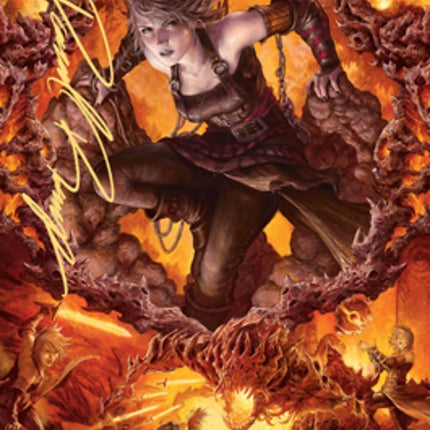 Nahiri, Heir of the Ancients 2 Art Card (Gold-Stamped Signature) [Zendikar Rising Art Series]