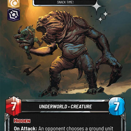 Jabba's Rancor - Snack Time! (37) (Foil) (37) [A Lawless Time: Weekly Play]