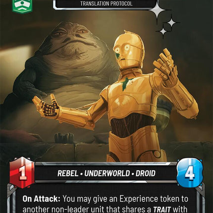 C-3PO - Translation Protocol (13) (Foil) (13) [A Lawless Time: Weekly Play]