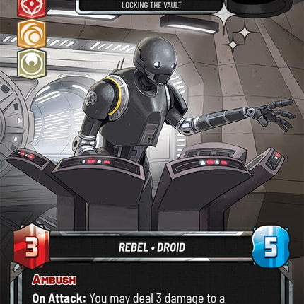 K-2S0 - Locking the Vault (28) (Foil) (28) [A Lawless Time: Weekly Play]