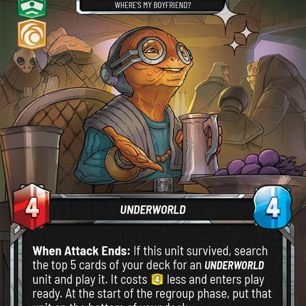 Maz Kanata - Where's My Boyfriend? (26) (Foil) (26) [A Lawless Time: Weekly Play]