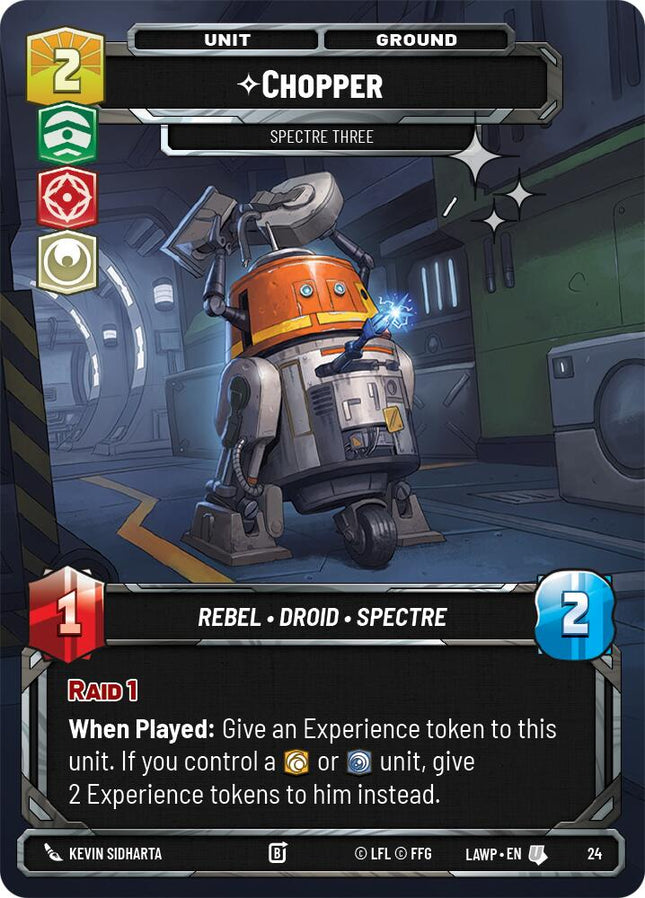 Chopper - Spectre Three (24) (Foil) (24) [A Lawless Time: Weekly Play]