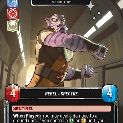 Zeb Orellios - Spectre Four (23) (Foil) (23) [A Lawless Time: Weekly Play]