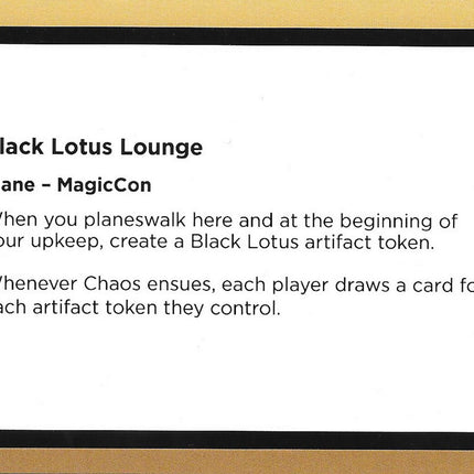Black Lotus Lounge (Black Lotus Unknown Planechase) [Oversize Cards]