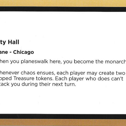 City Hall (Black Lotus Unknown Planechase) [Oversize Cards]