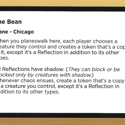 The Bean (Black Lotus Unknown Planechase) [Oversize Cards]