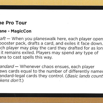 The Pro Tour (Black Lotus Unknown Planechase) [Oversize Cards]