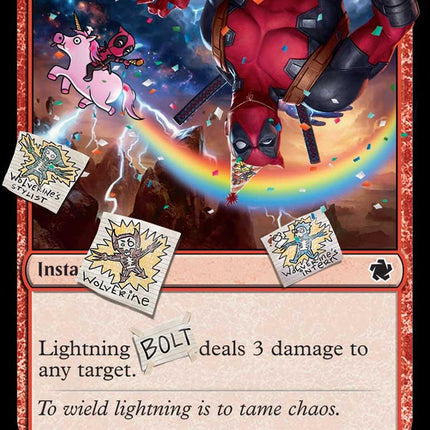 Lightning Bolt (042) (Pool Party Foil) [Secret Lair Drop Series]