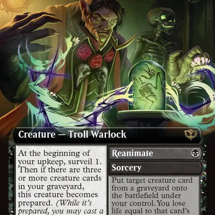 Grave Researcher (Extended Art) [Secrets of Strixhaven]