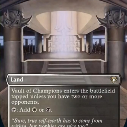 Vault of Champions (Borderless Alternate Art) [Commander Masters]