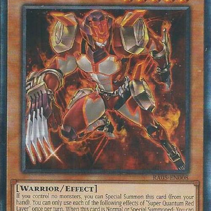 Super Quantum Red Layer (Ultimate Rare) [RA05-EN008] Ultimate Rare