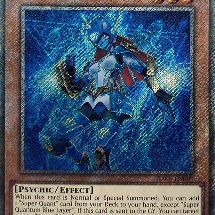 Super Quantum Blue Layer (Platinum Secret Rare) [RA05-EN009] Platinum Secret Rare
