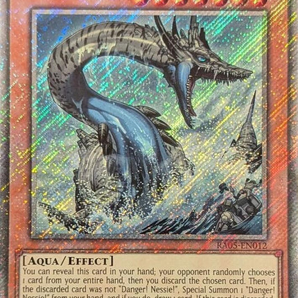 Danger! Nessie! (Platinum Secret Rare) [RA05-EN012] Platinum Secret Rare