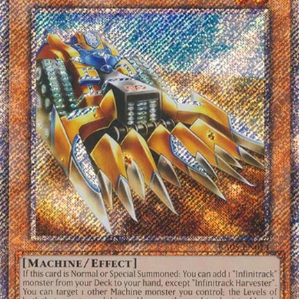 Infinitrack Harvester (Platinum Secret Rare) [RA05-EN014] Platinum Secret Rare