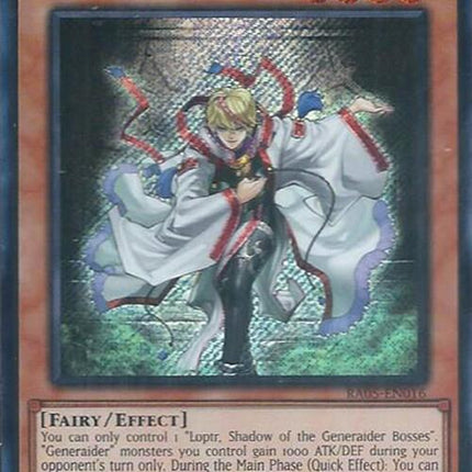 Loptr, Shadow of the Generaider Bosses (Secret Rare) [RA05-EN016] Secret Rare