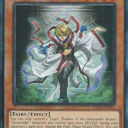 Loptr, Shadow of the Generaider Bosses (Ultimate Rare) [RA05-EN016] Ultimate Rare