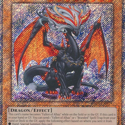 Albion the Shrouded Dragon (Platinum Secret Rare) [RA05-EN019] Platinum Secret Rare
