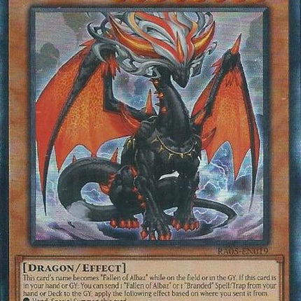 Albion the Shrouded Dragon (Ultimate Rare) [RA05-EN019] Ultimate Rare