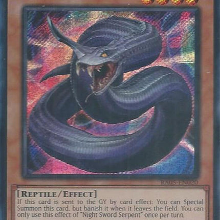 Night Sword Serpent (Secret Rare) [RA05-EN020] Secret Rare