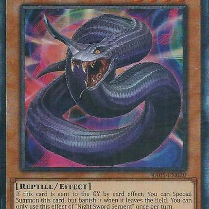 Night Sword Serpent (Ultimate Rare) [RA05-EN020] Ultimate Rare
